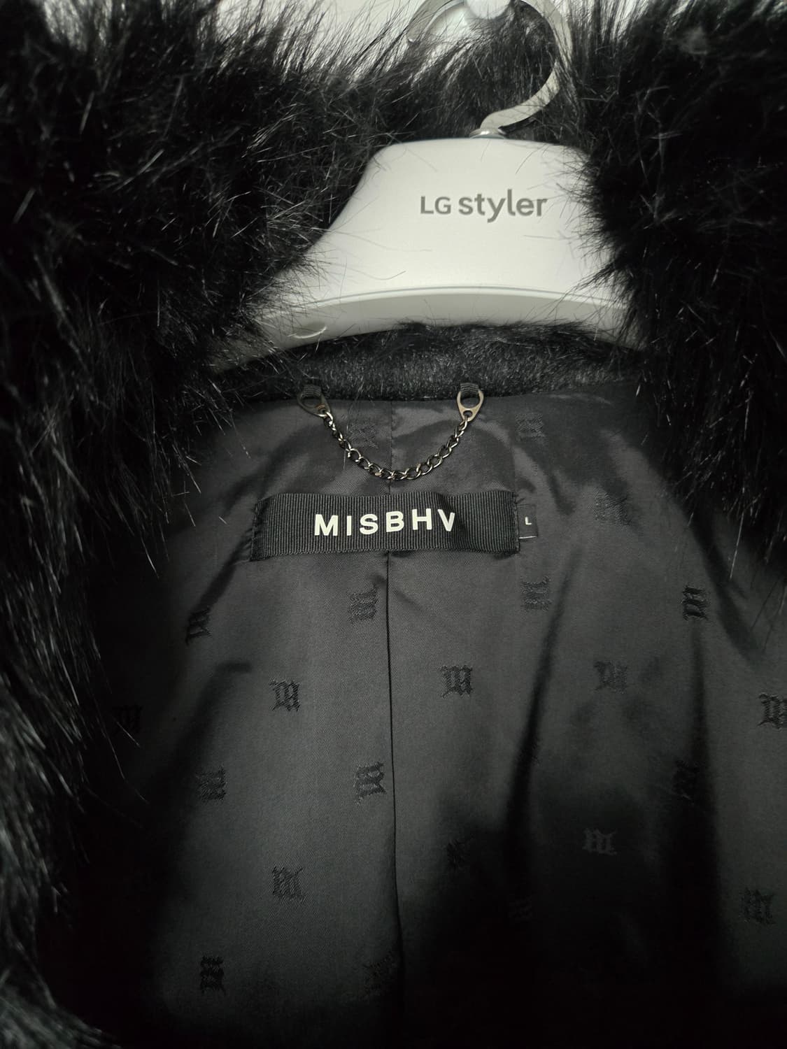 MISBHV 블랙 모피 자켓(정품) 상품이미지3