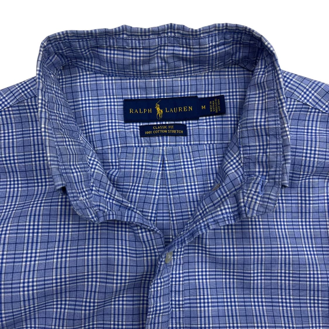 폴로 랄프로렌 네이비포니 소라 체크 셔츠 M 상품이미지5