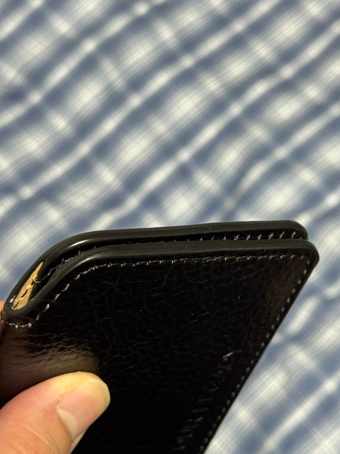 [OS] 아워레가시 26ss 카드 케이스 딥블랙 (A2268CDB) 상품이미지4