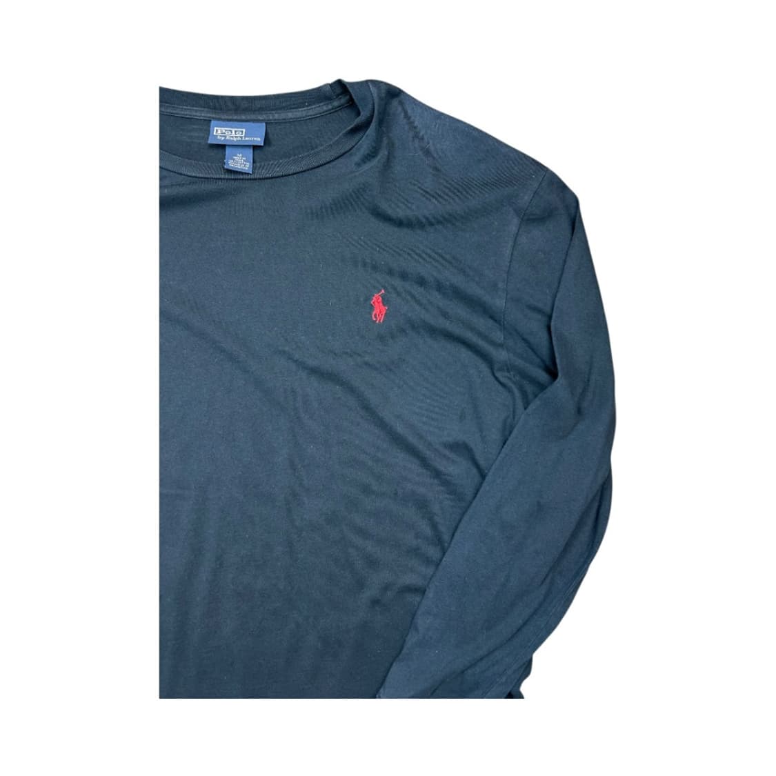 M) 폴로 랄프로렌 네이비 레드포니 롱슬리브 티 T-096 상품이미지2