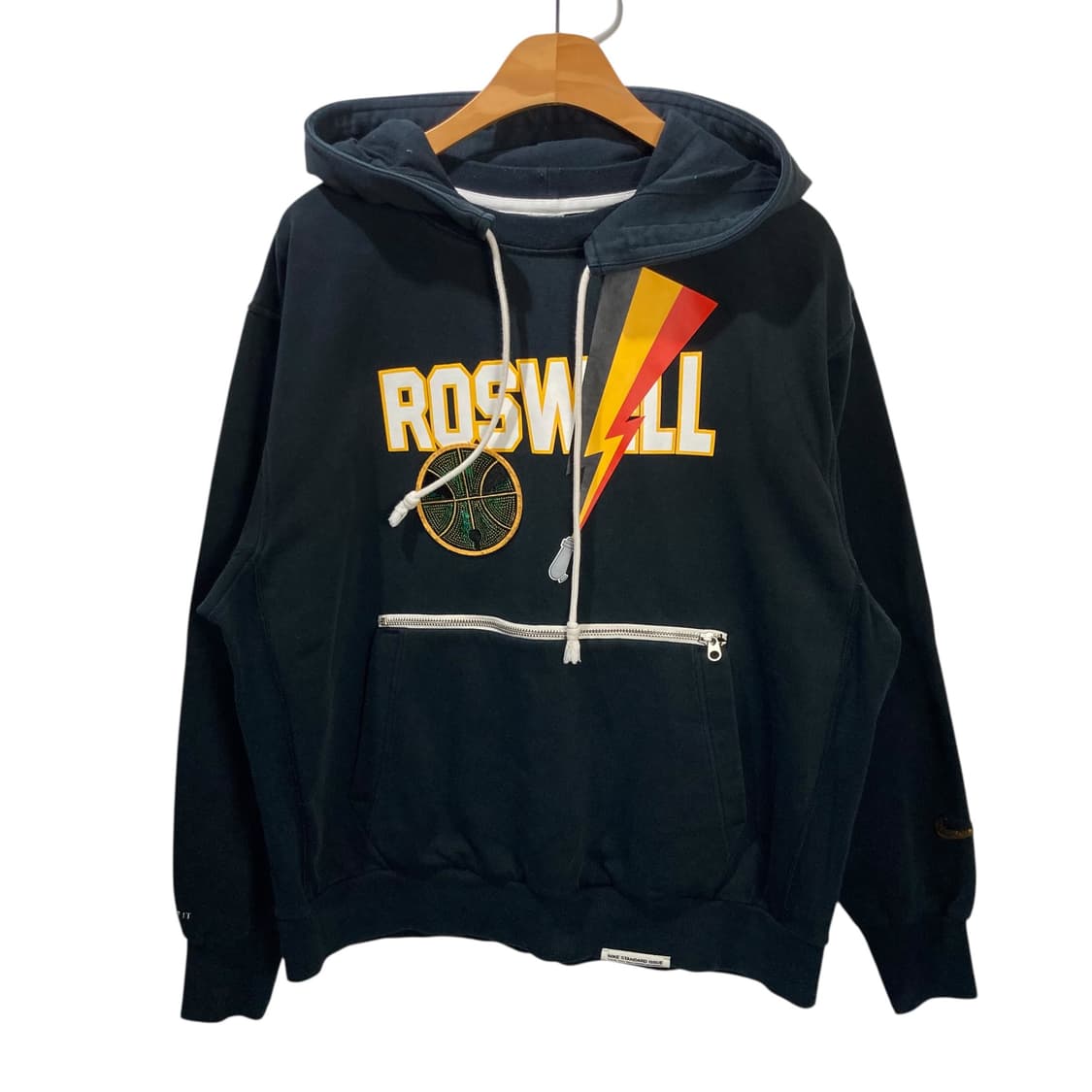 나이키 프린팅 블랙 후드 상품이미지2