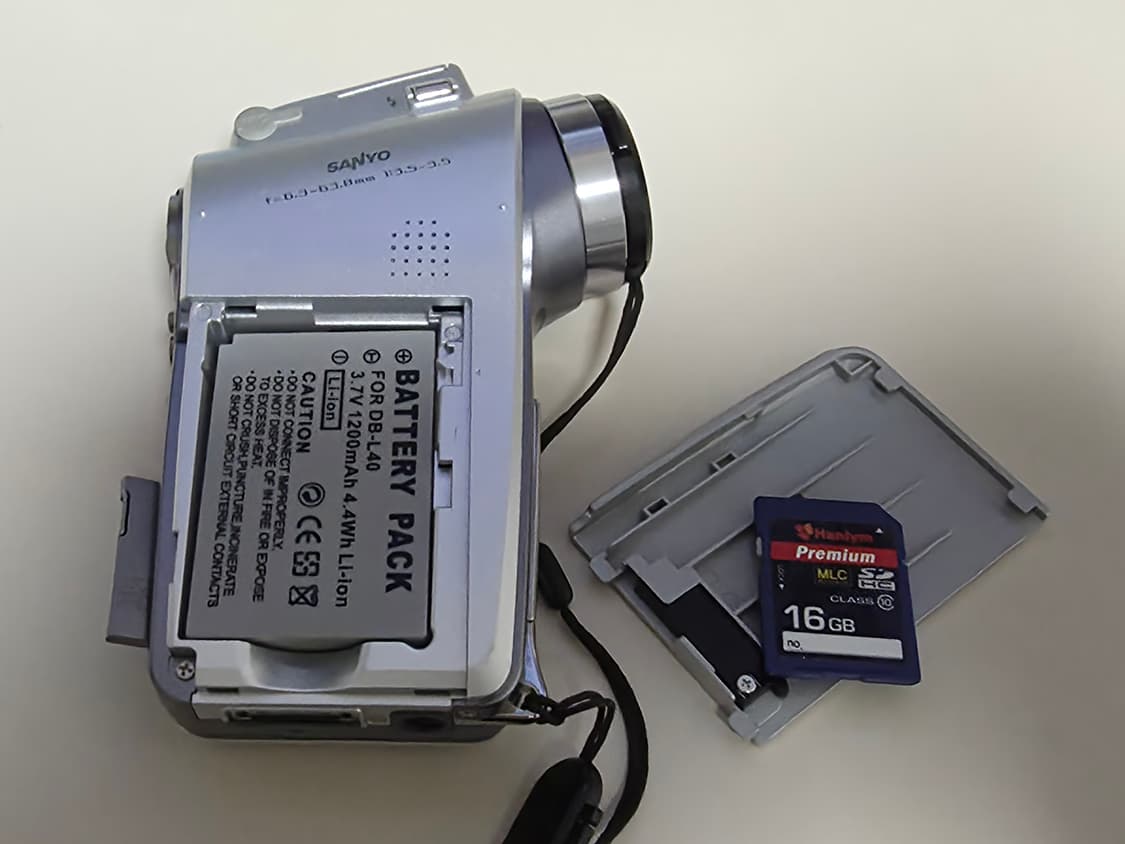 산요 작티 VPC-HD1 빈티지 디지털캠코더 상품이미지8