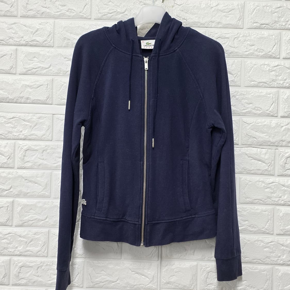 택포_ 라코스테 스포츠 여성 후드집업 네이비 S 상품이미지1