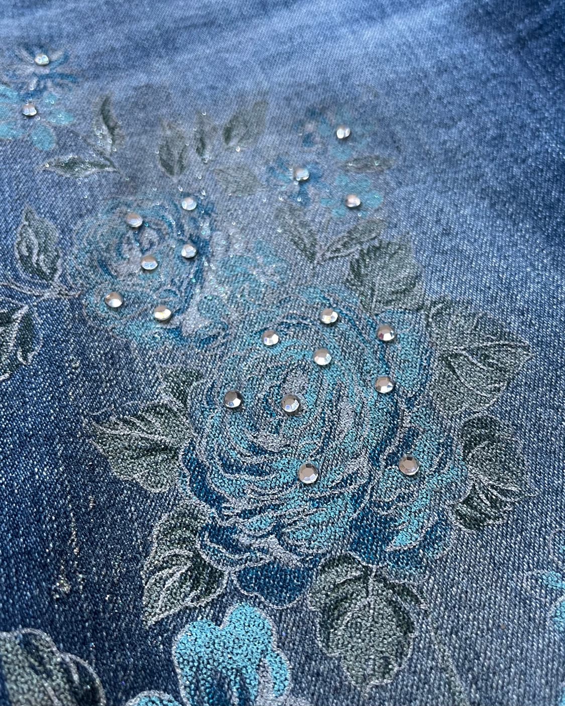 Jpn Vintage Floral Cubic Flare Jeans 상품이미지5