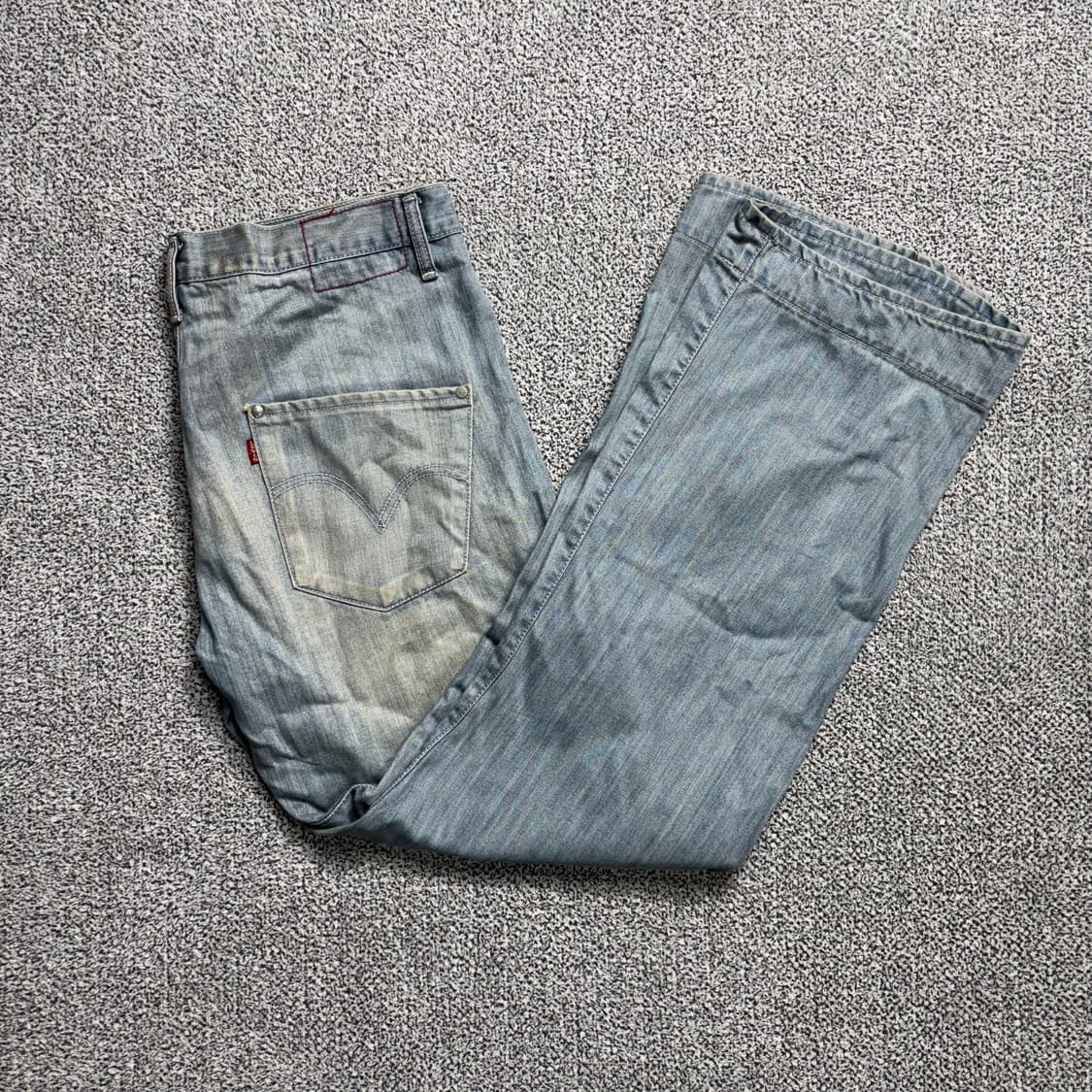 리바이스 엔지니어드 워싱 연청 데님 팬츠 상품이미지1