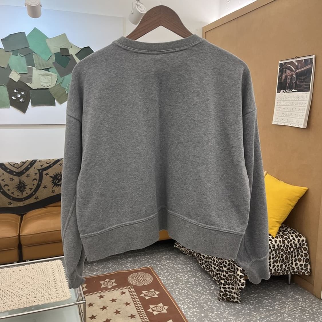 나이키 캐주얼 스트릿 부클로고 크롭 맨투맨 L C10098 상품이미지4