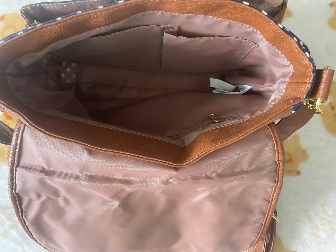 모리걸 빈티지 헤이세이 레이스 도트 크로스백 💙🎀 상품이미지5