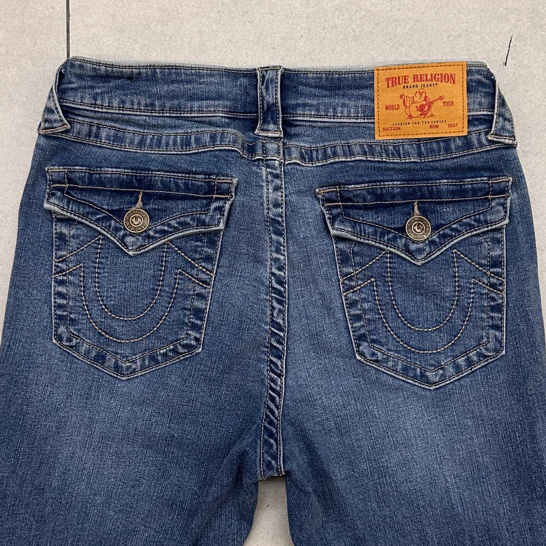 트루릴리젼 섹션 스트레이트 데님팬츠 상품이미지2