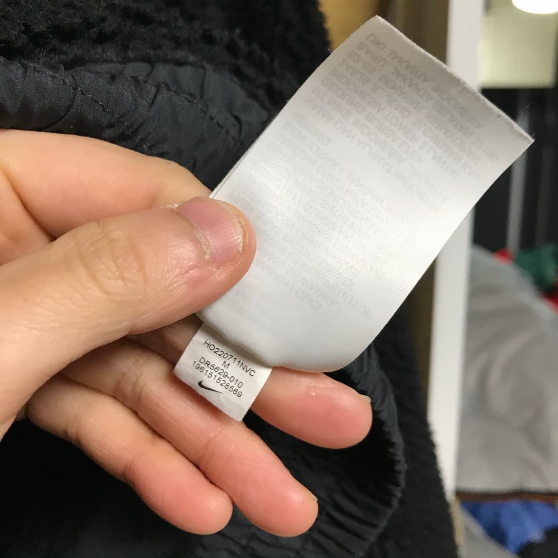 나이키 22s 스우시 빅로고 후리스 쉐르파자켓 상품이미지8