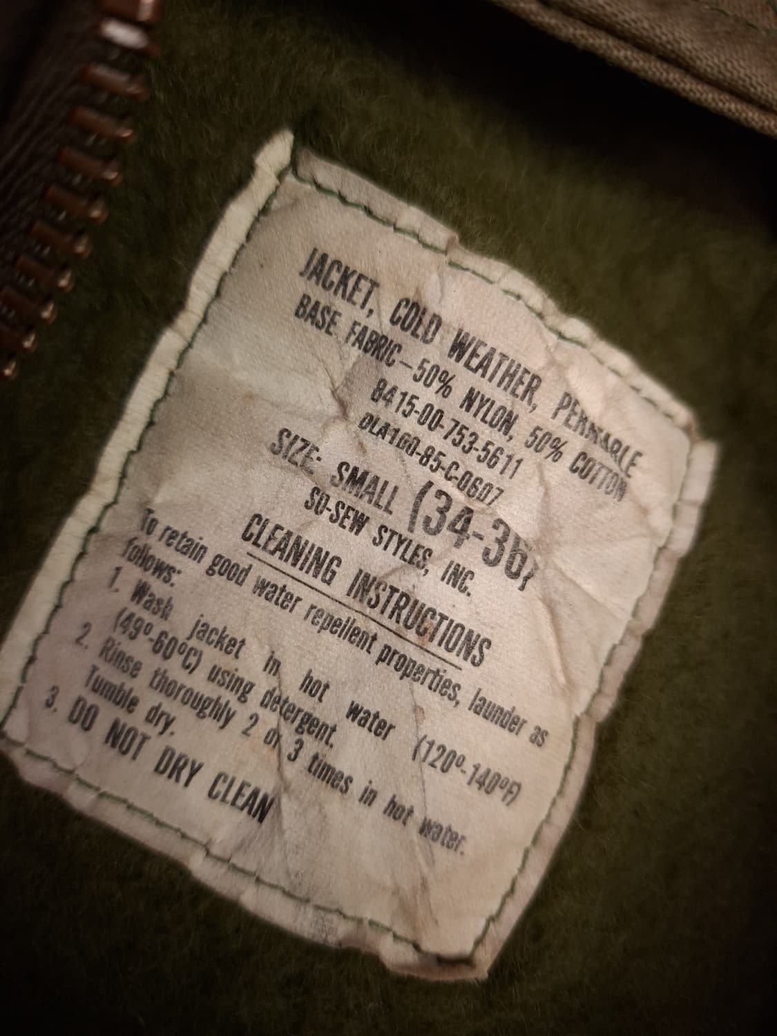 오리지날 미해군 A-2 덱자켓 상품이미지2