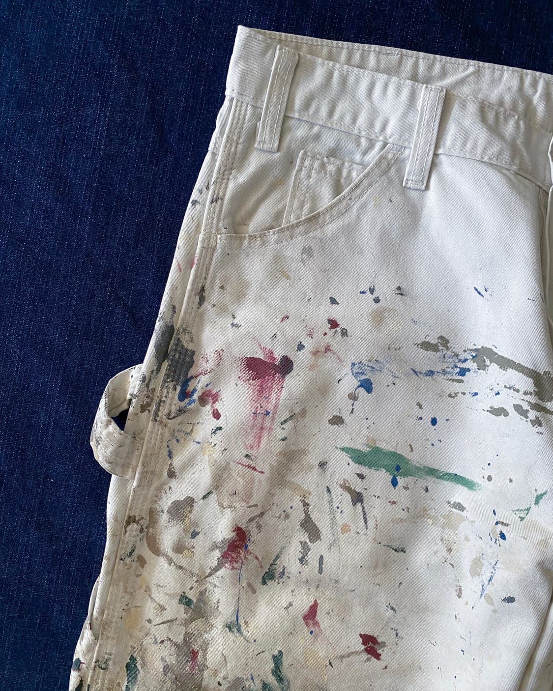 디키즈 화이트 카펜터 페인터 워크 팬츠 YC-027 상품이미지4