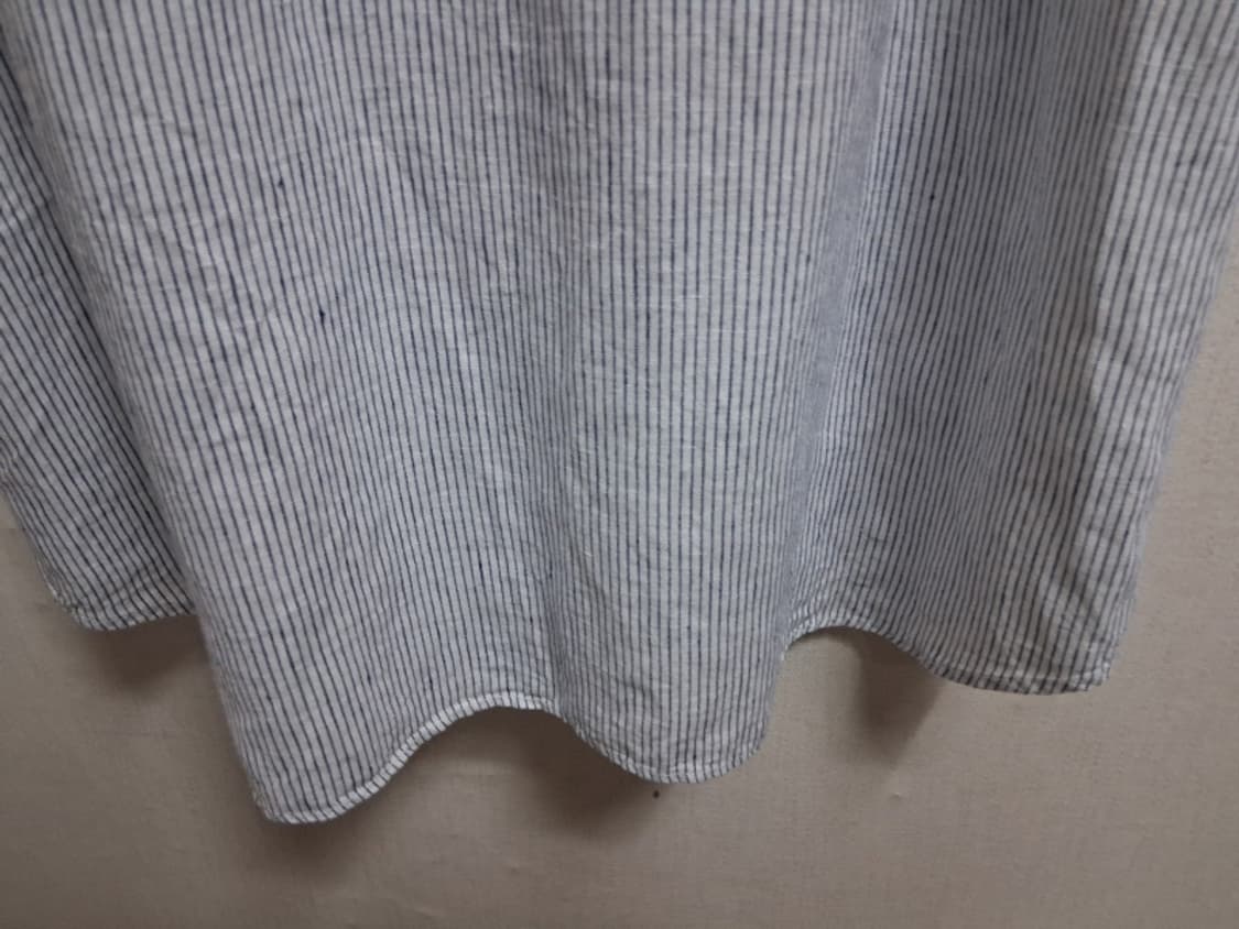 무인양품 MUJI 무지  린넨 셔츠원피스 100%린넨6677. L 상품이미지8