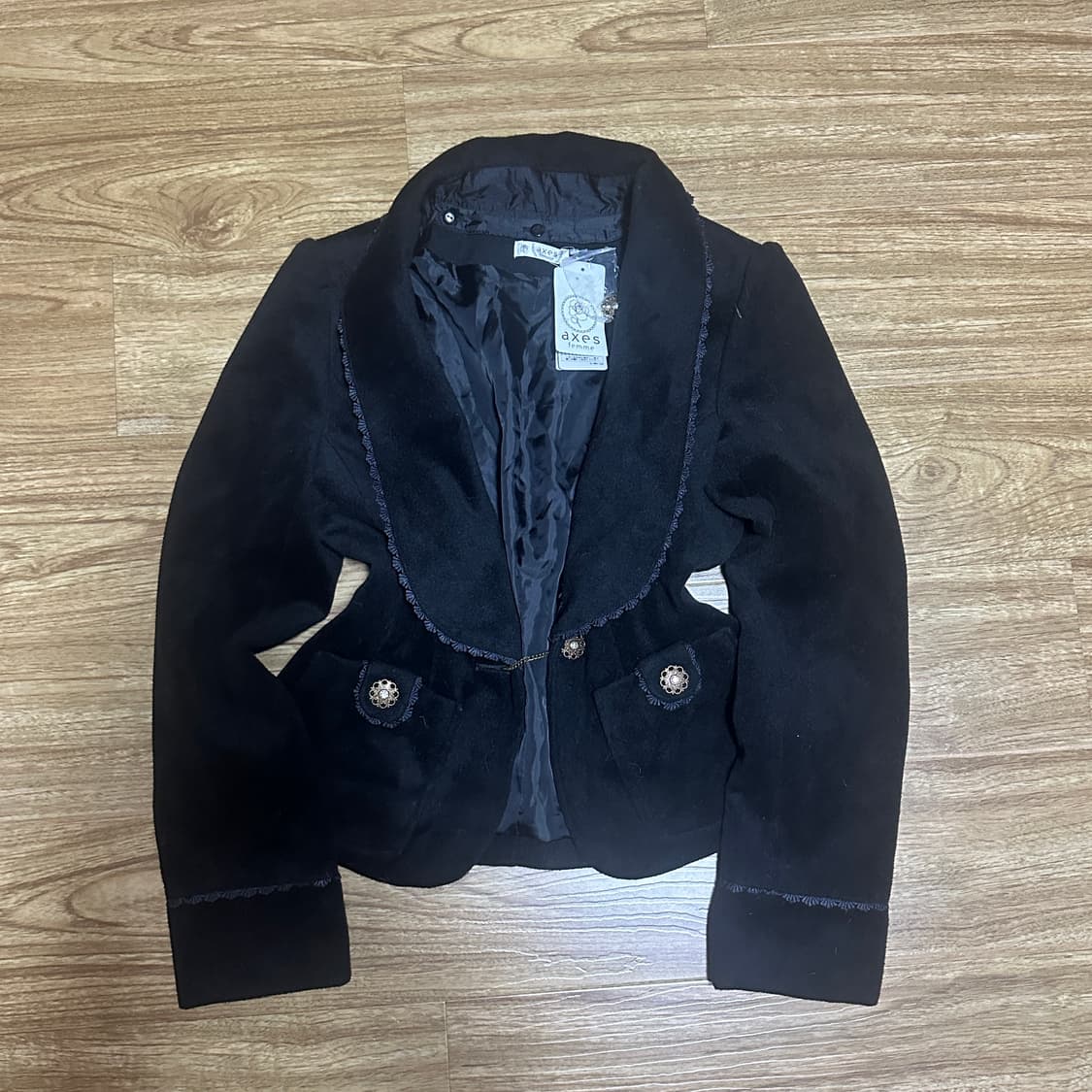 빈티지 엑시즈팜 레이스 자켓 공겜여주 히메갸루 로걀 라떼 고딕 오네갸루 상품이미지1