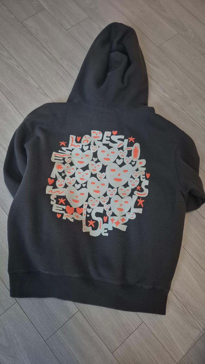 로어즈 국내 미판매 기모 후드티 상품이미지2