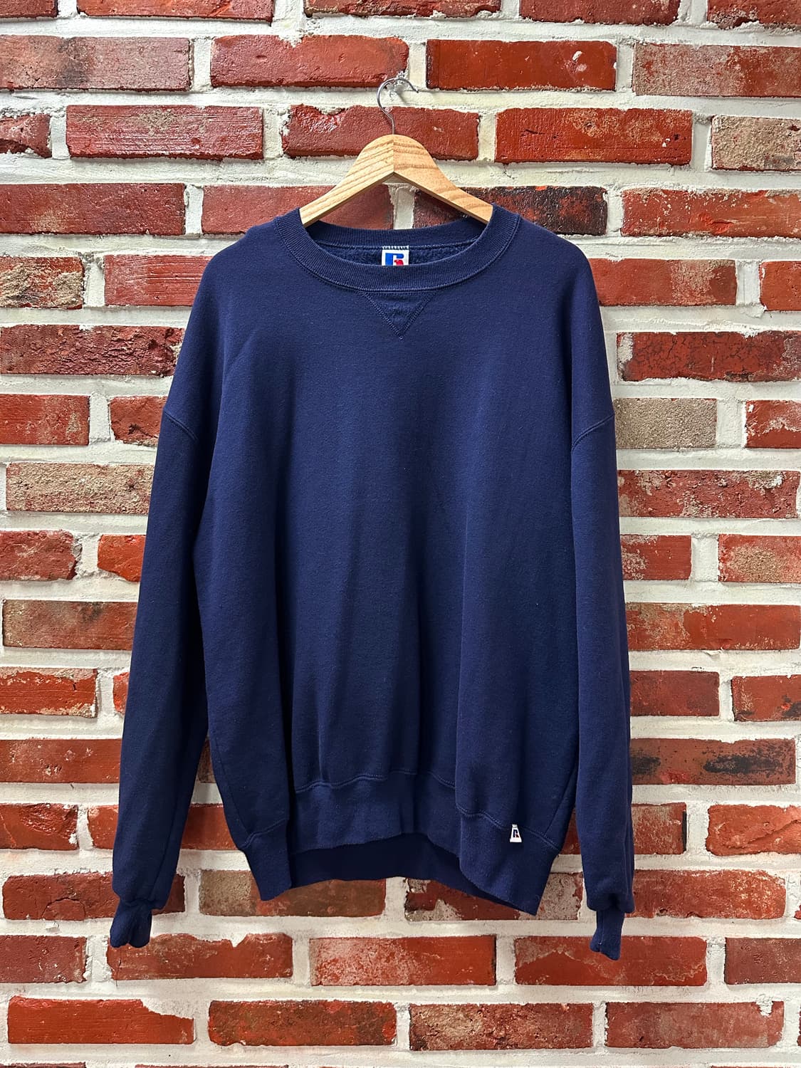 (2XL)90s 러셀 빈티지 맨투맨 네이비 상품이미지1