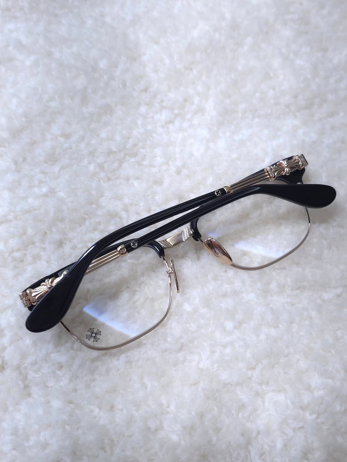 [OS] 크롬하츠 보넨노이슈어2 안경 블랙 골드 상품이미지3