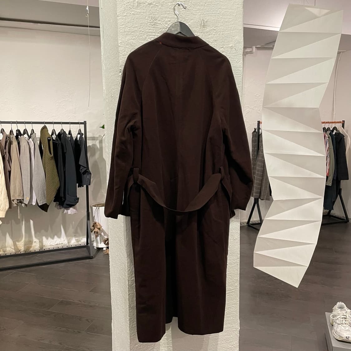 언유즈드 20aw 오버사이즈 로브 코트 상품이미지3