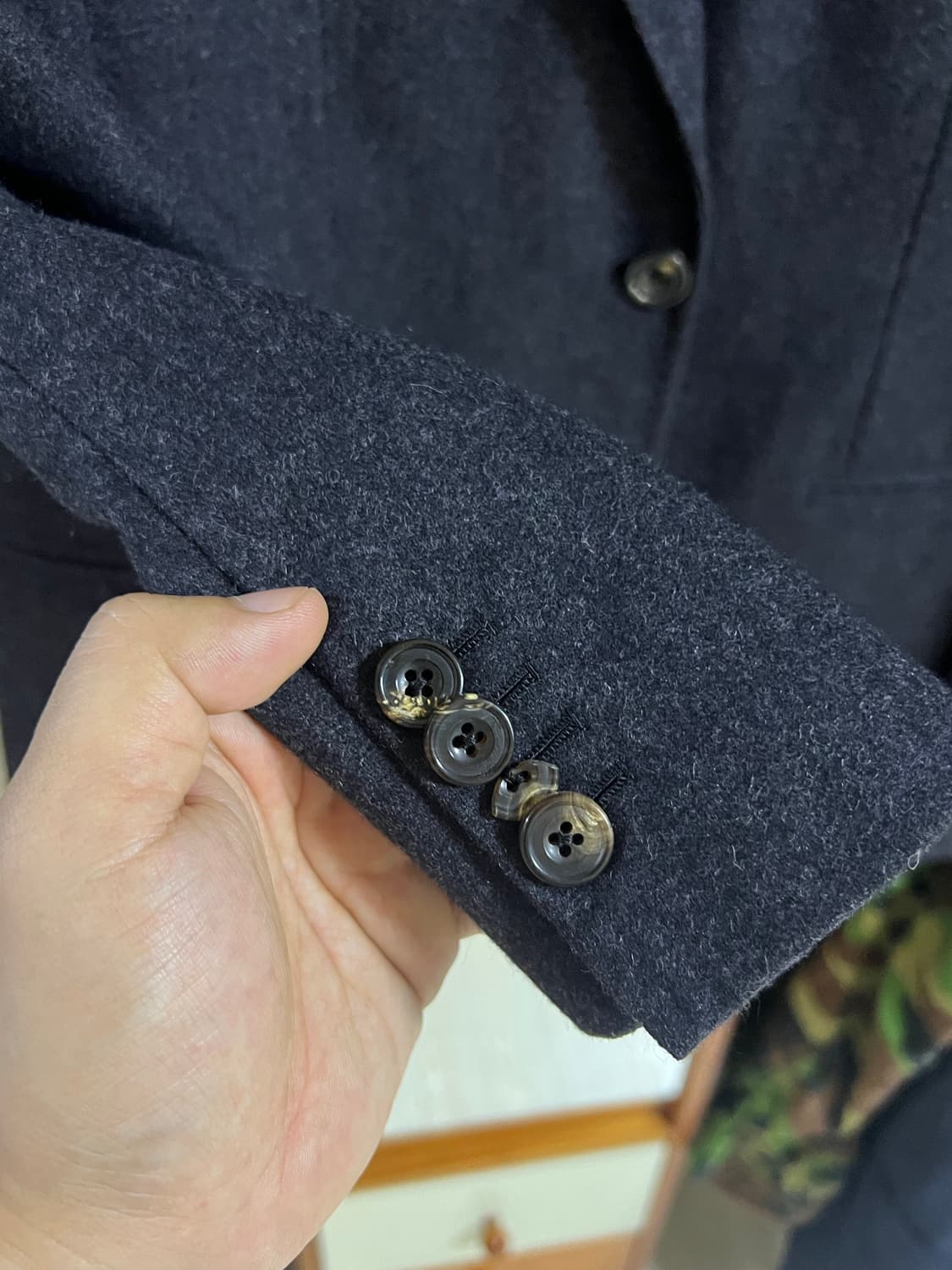 마링앤에반스 플란넬 컬랙션 차콜 비스포크 맞춤 자켓 상품이미지7