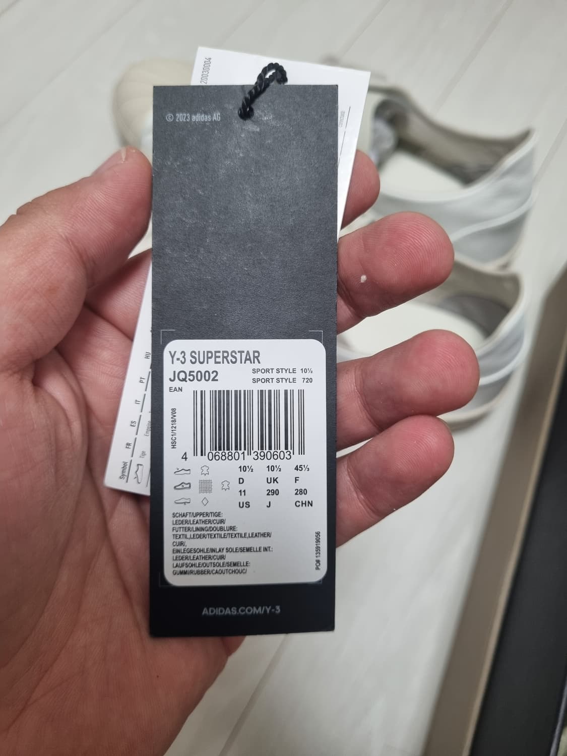 [290] Y-3 슈퍼스타 화이트토크 JQ5002 상품이미지7