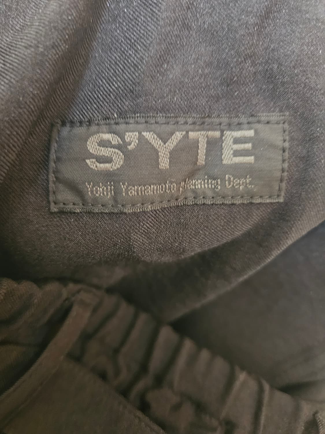 Yohji Yamamoto 요지 S'yte 카고 배기 사루엘 팬츠 블랙 상품이미지4