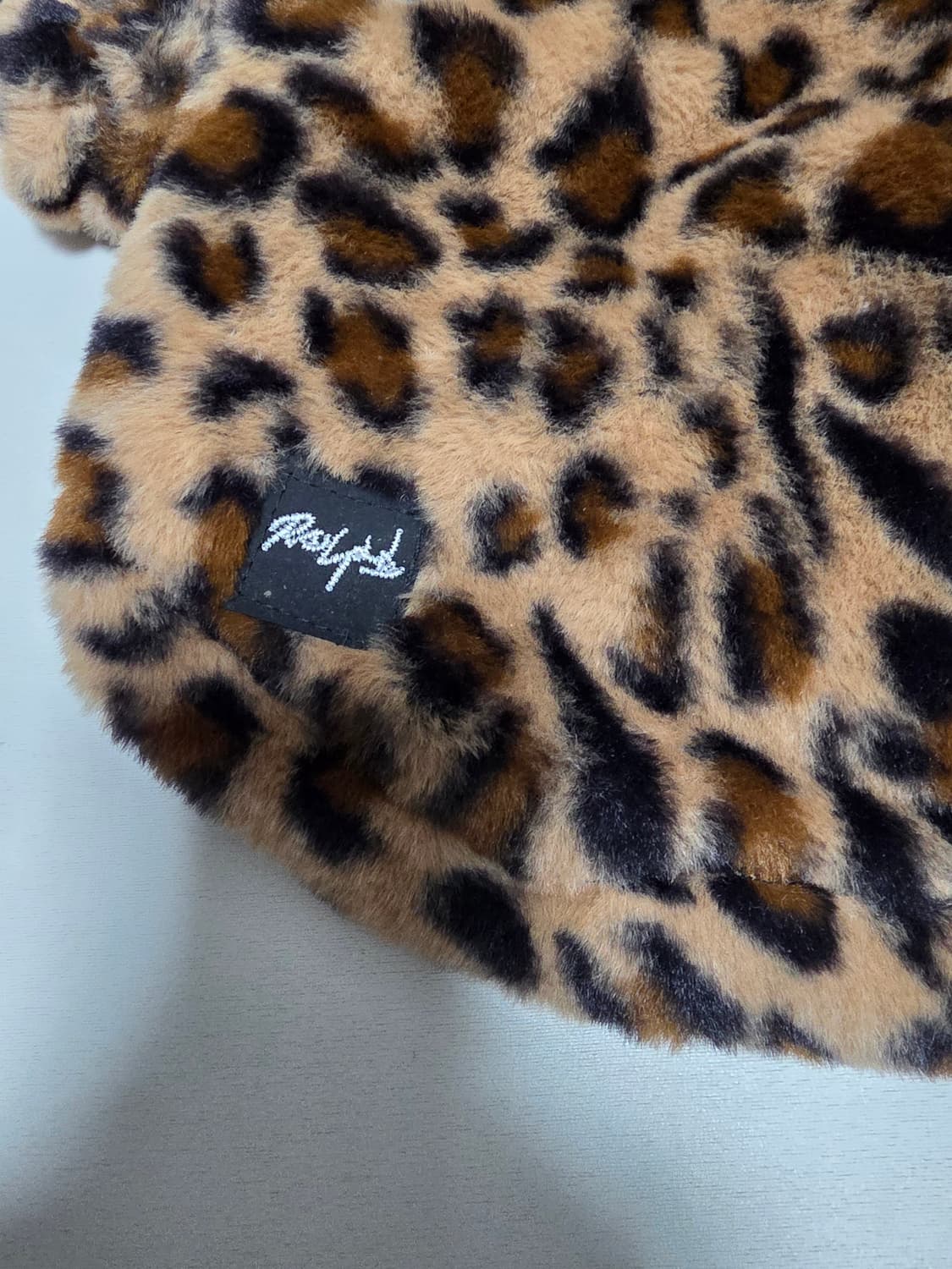 강아지 호피 퍼 자켓 상품이미지2