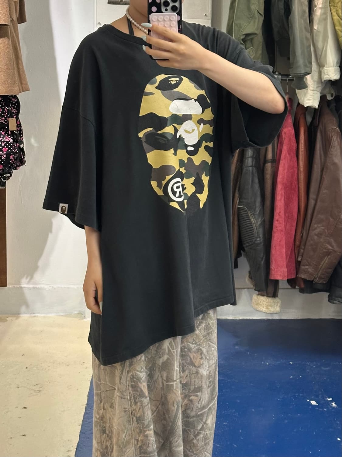 BAPE 베이프 카모 빅사루 반팔티  상품이미지2