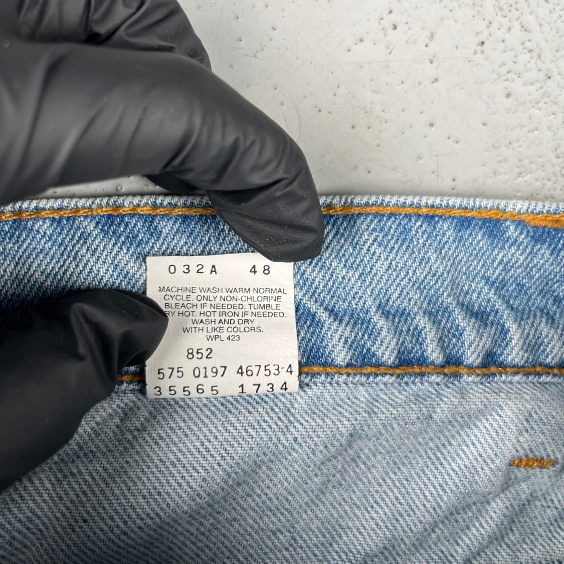 빈티지 리바이스 565 와이드렉 데님쇼츠 상품이미지4