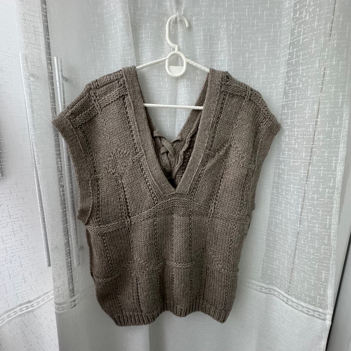 예쁜 니트 조끼 모리걸 빈티지 상품이미지4