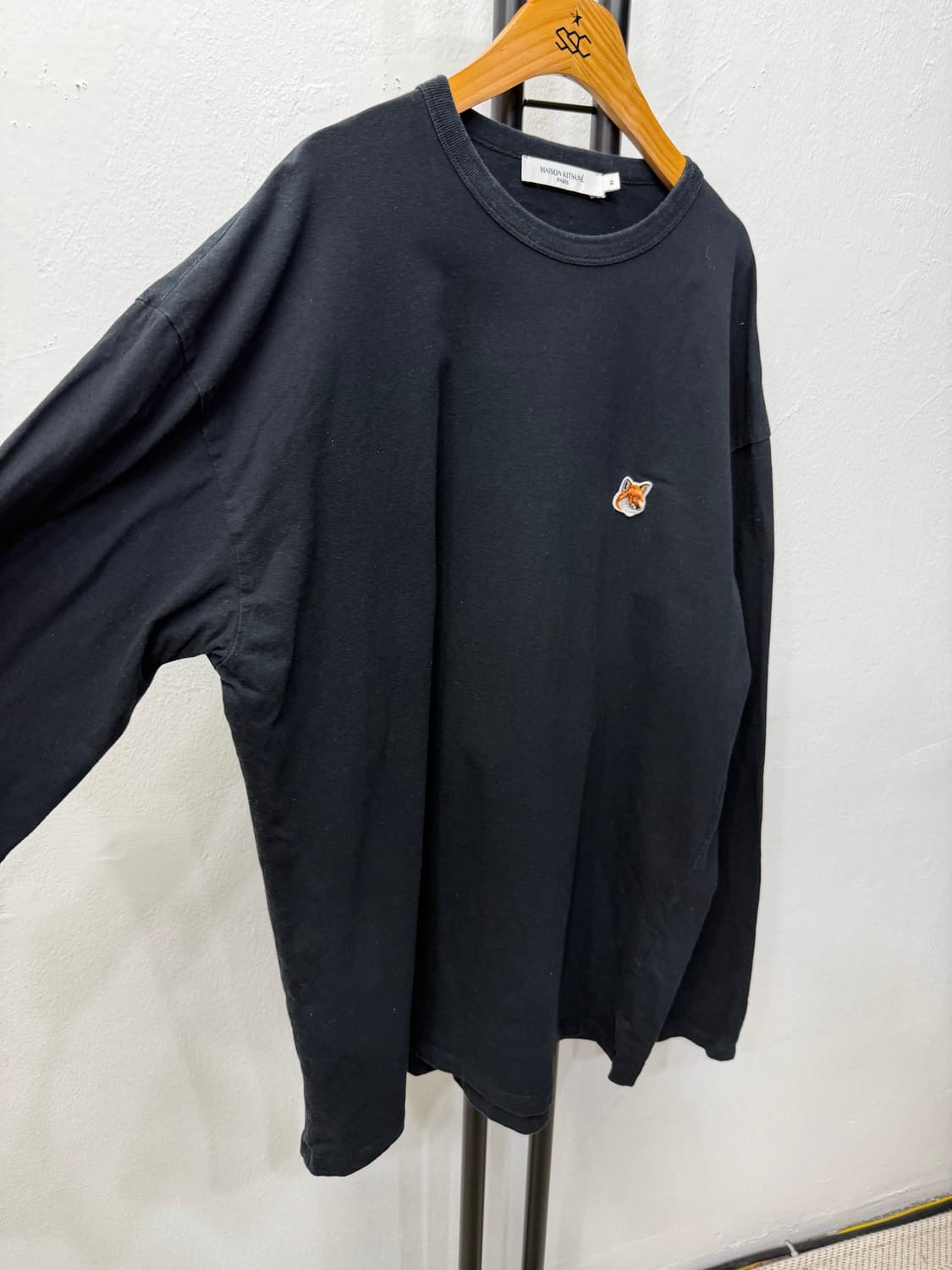 매장판정품) 메종키츠네 폭스 패치 롱슬리브 XL 상품이미지2