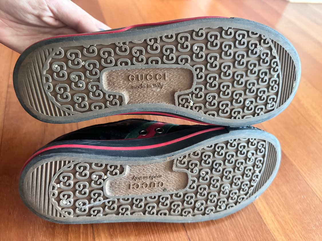 1회착 구찌 스니커즈 37  상품이미지4