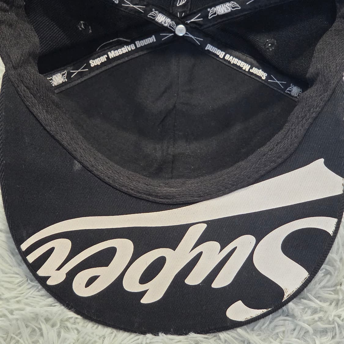 L5-3:슈퍼매시브바운드 A 로고 블랙 스냅백(56-59) 상품이미지7