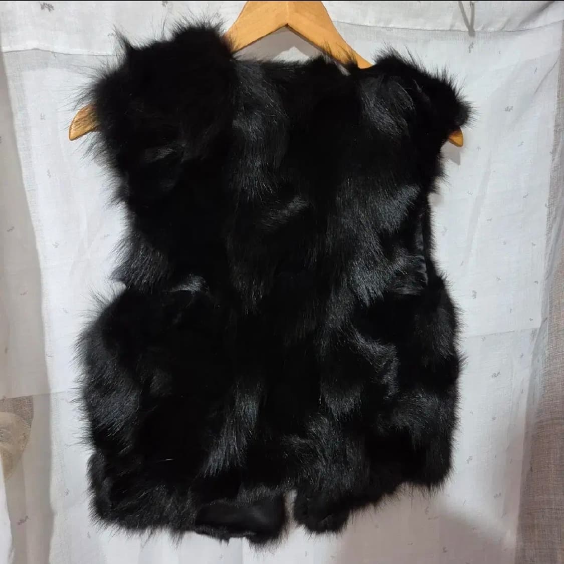 S급 새것상태 100% 여우털 밍크 패딩 조끼 상품이미지5
