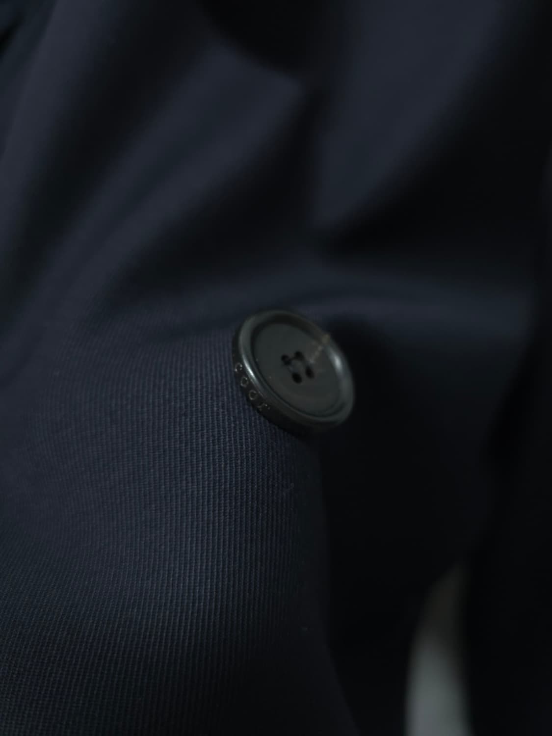 (새상품급) 쿠어 울 더블 트렌치 코트 (네이비) 상품이미지7