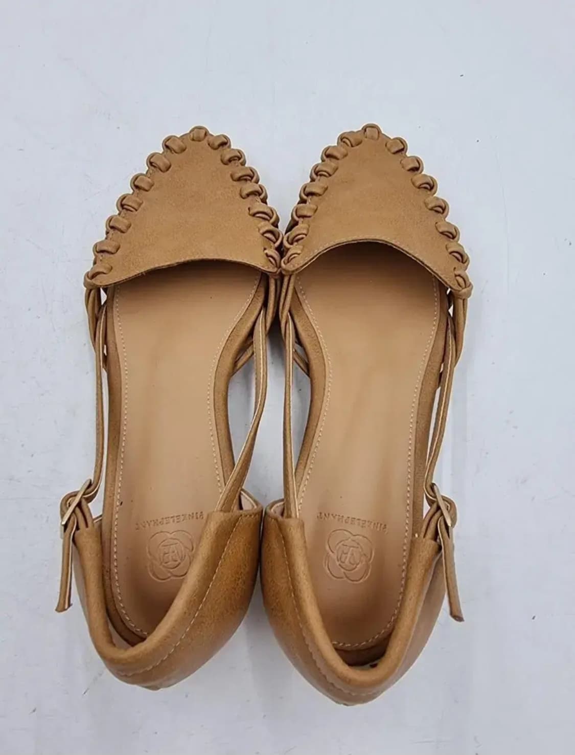 핑크엘리펀트 천연가죽플랫슈즈230 상품이미지3