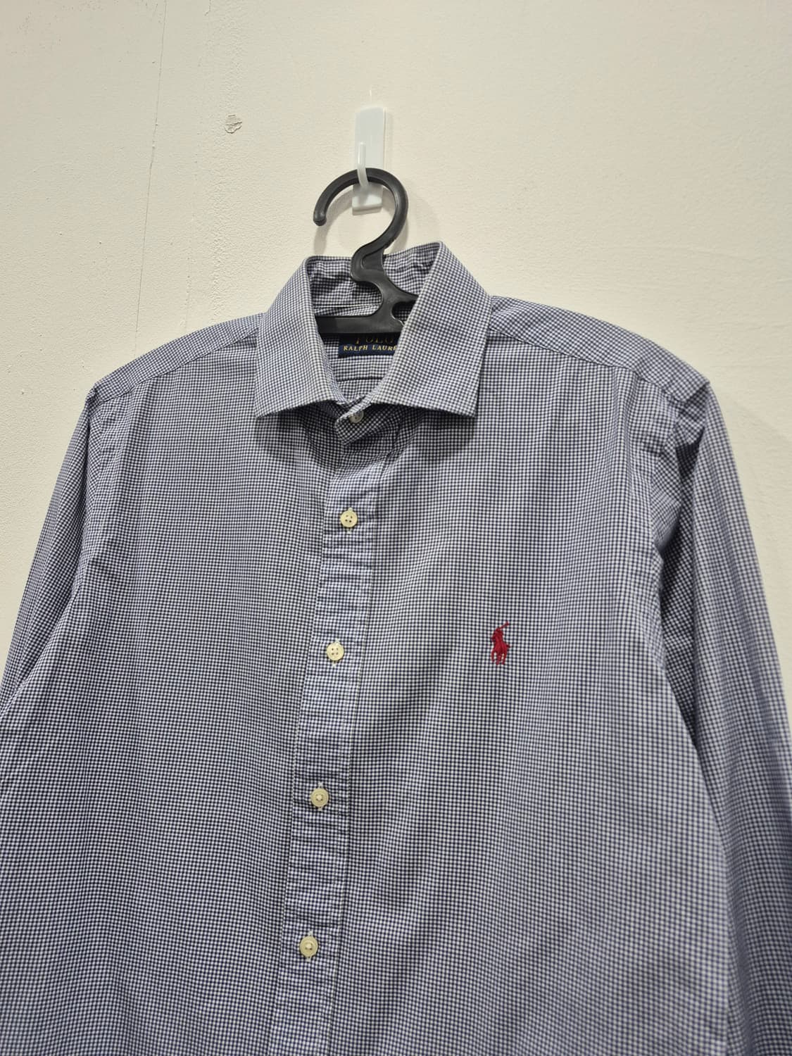 랄프로렌 긴팔 깅엄 체크 셔츠 남성 95~100사이즈 상품이미지2