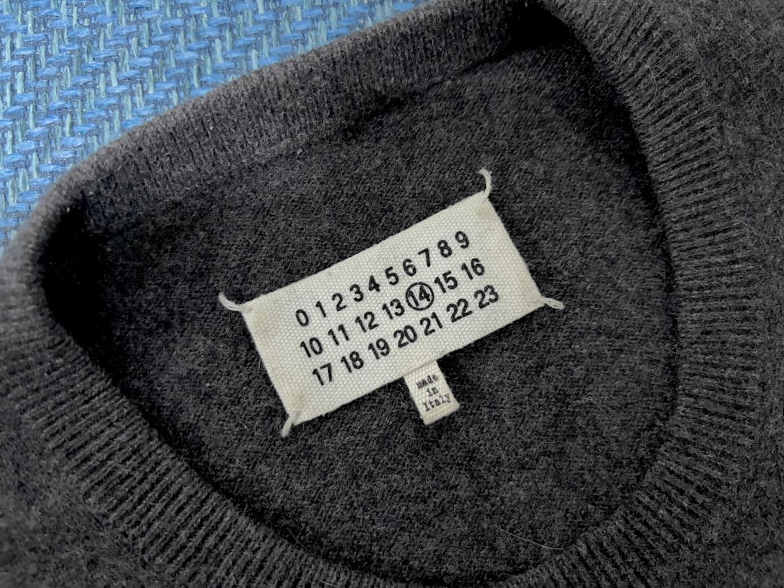 마르지엘라 다크그레이 캐시미어 니트 S(95-100) 상품이미지3