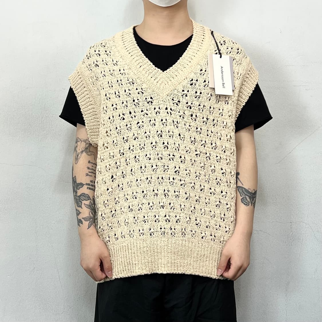 앤더슨벨 서스터네이블 니트 베스트 상품이미지2