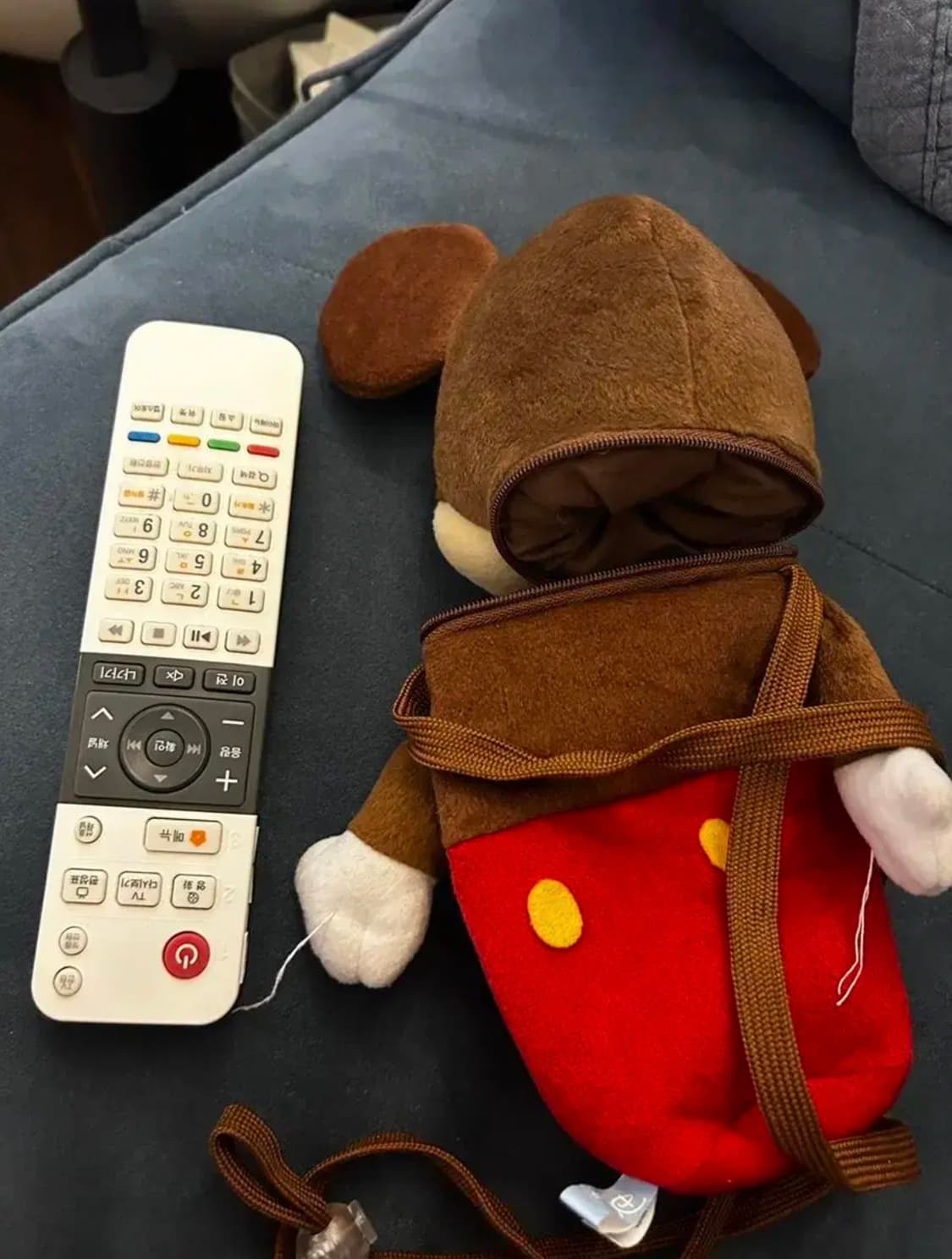 미키마우스 디즈니 빈티지 필통/미니포켓 목걸이 인형 상품이미지2