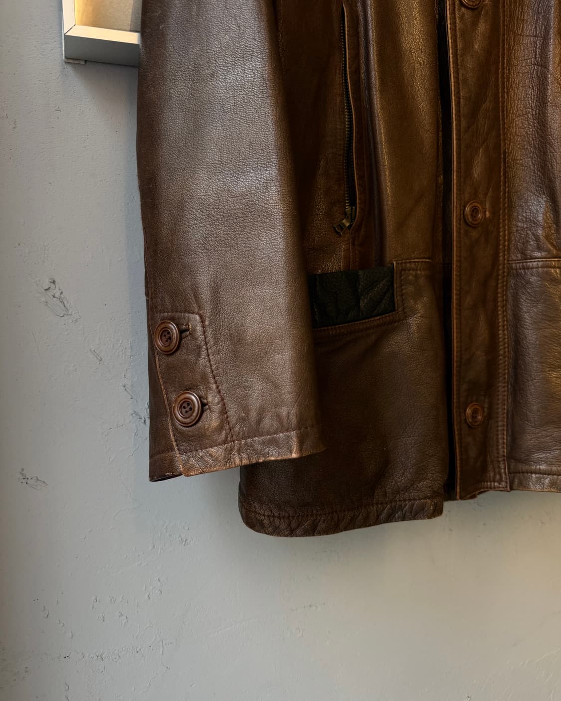 CHARLES JOURDAN goatskin leather jacket 상품이미지3