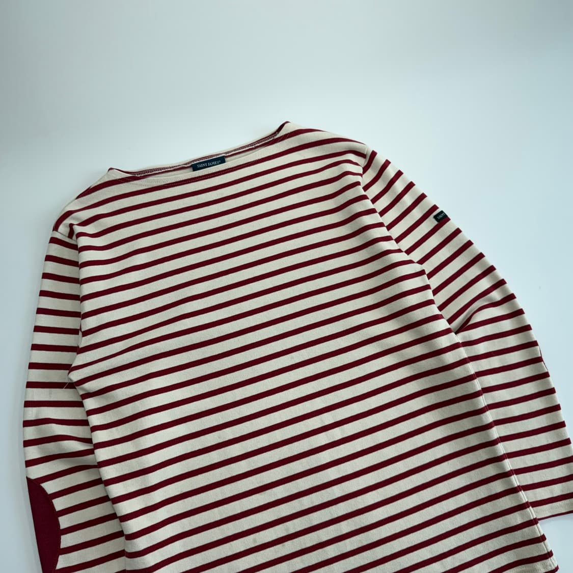 Saint james 레드 스트라이프 롱 슬리브 상품이미지4
