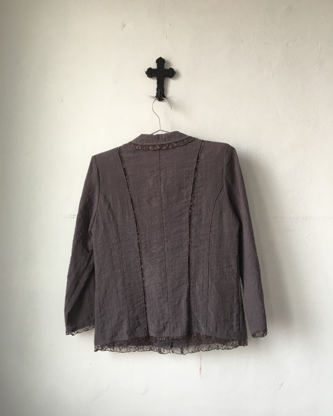 Lace trimming jacket 상품이미지3