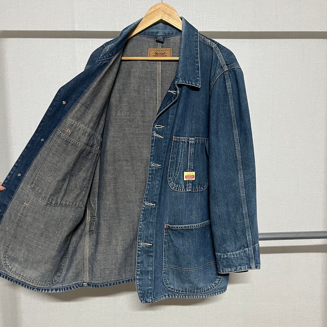 리바이스 데님 오리지널 빈티지 자켓 38 상품이미지10
