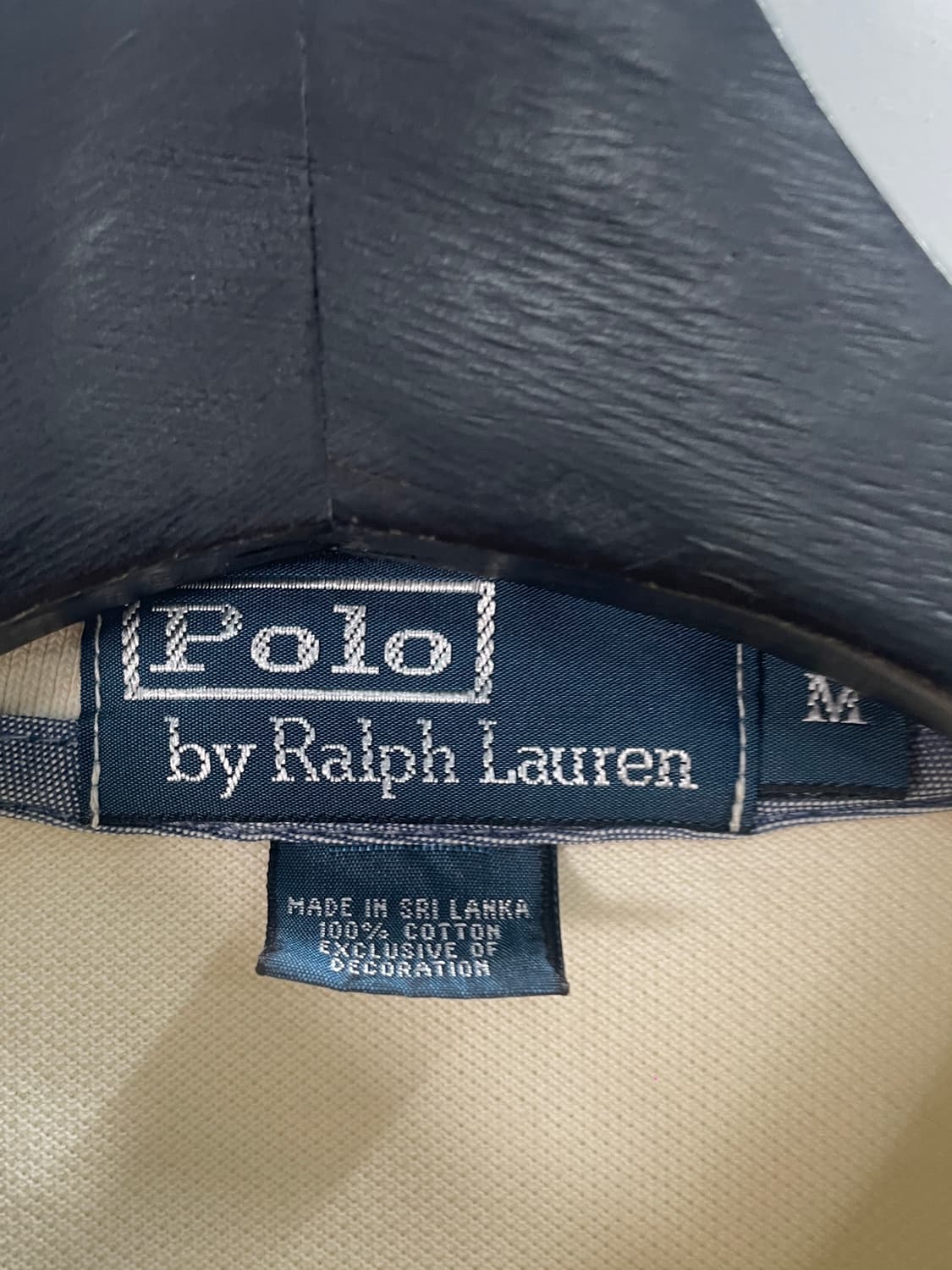 폴로 랄프로렌 빅포니 아이보리 반팔카라티 (on.631)   상품이미지6