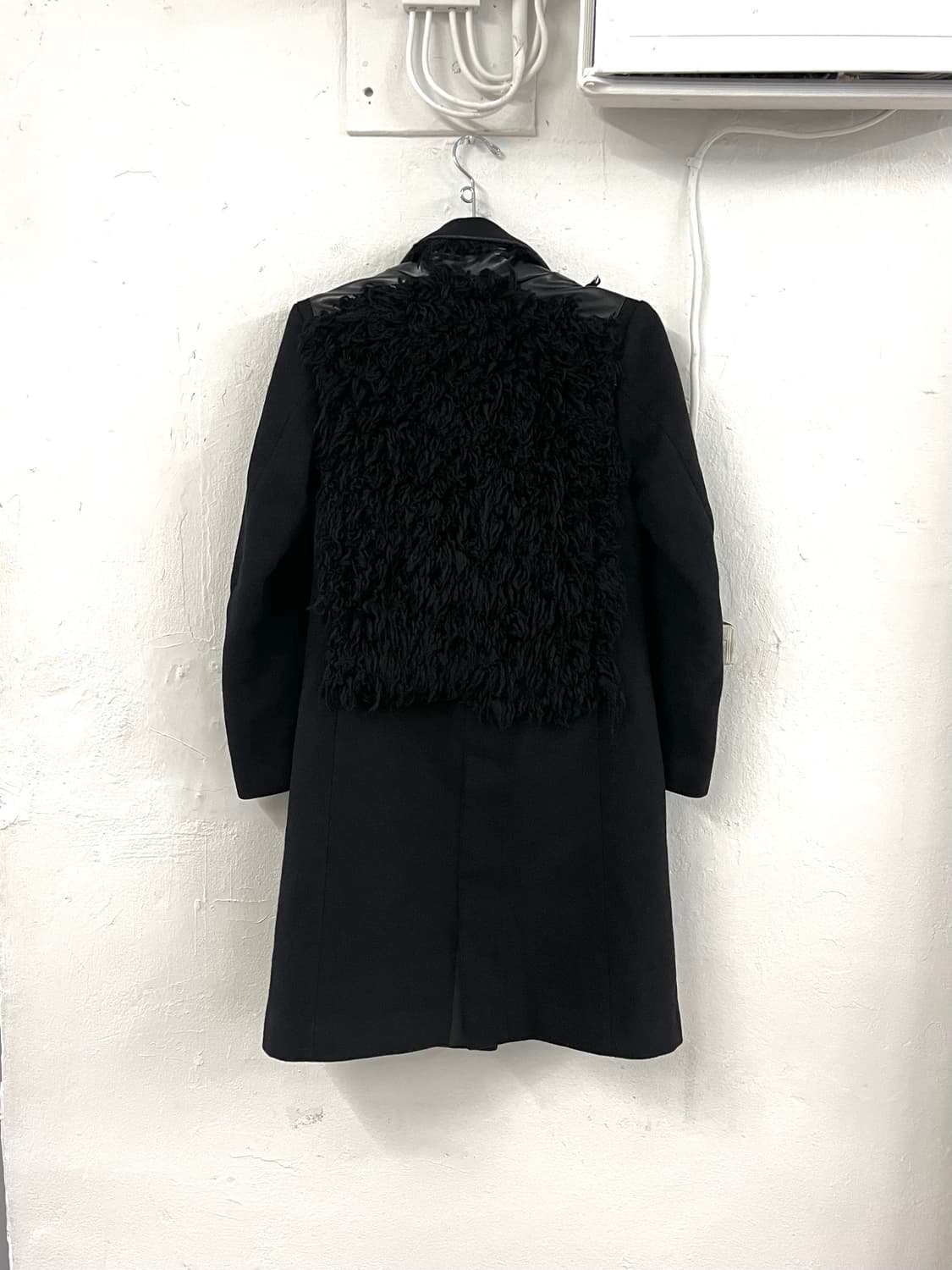 사카이 2013FW 런웨이 퍼울 캐시미어 코트 상품이미지8