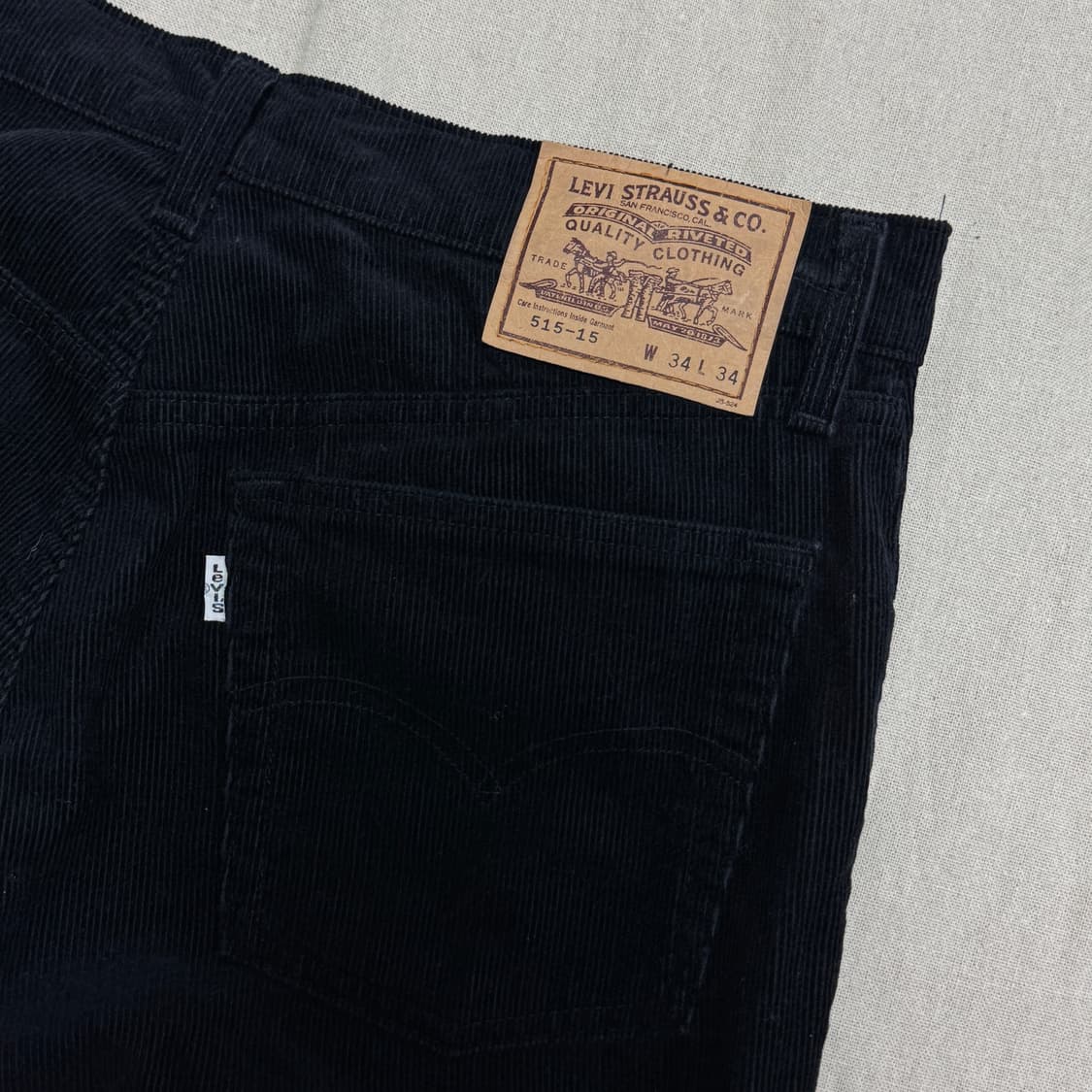 리바이스 90s 재팬 화이트탭 코듀로이 515 34-34 상품이미지4