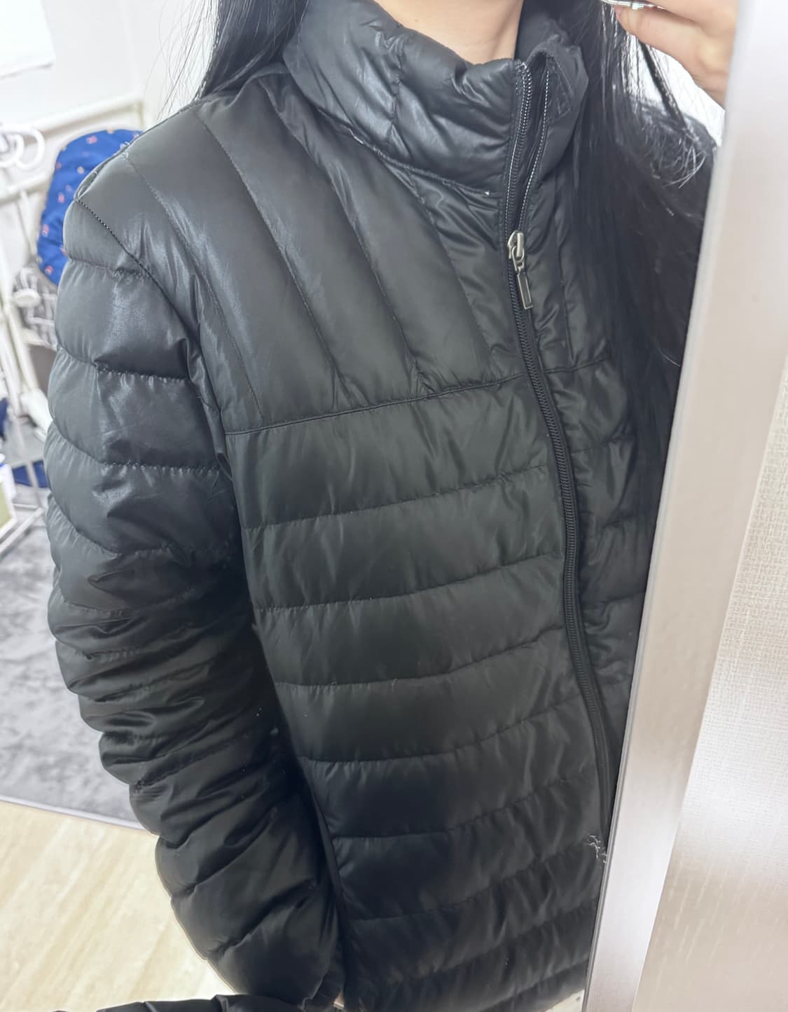 빈티지 경량 패딩 상품이미지5