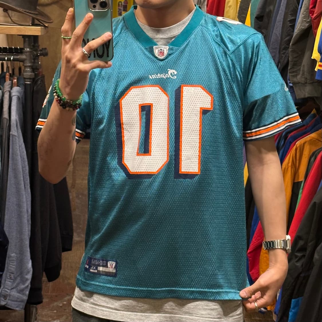 [HI] NFL 리복 반팔져지 그린 상품이미지2