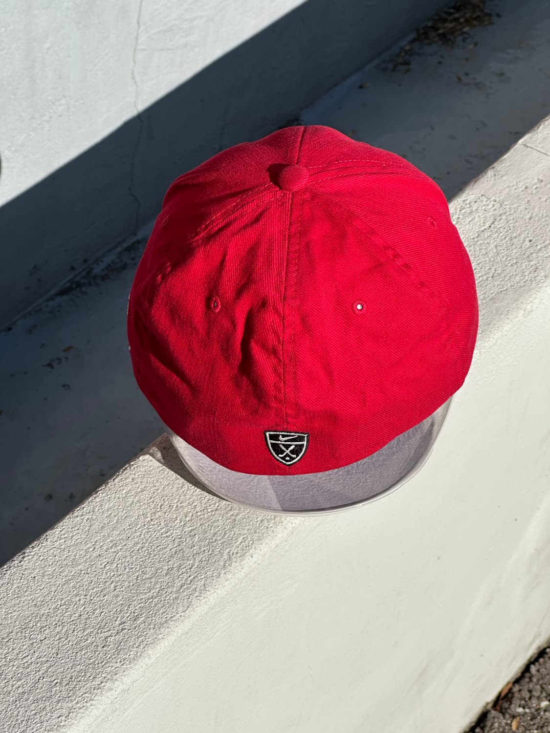 [M-L] 00s 나이키 골프 스우시 레드 볼캡 모자 상품이미지4