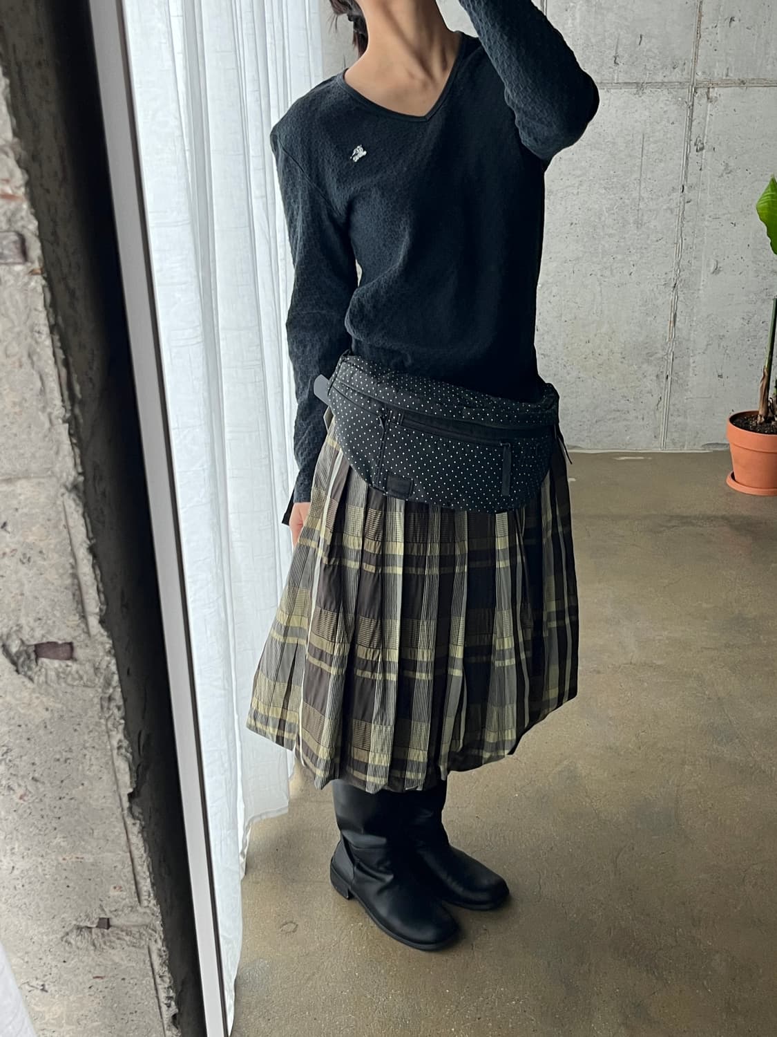 Burberry 버버리 로고 롱슬리브 블랙 상품이미지3