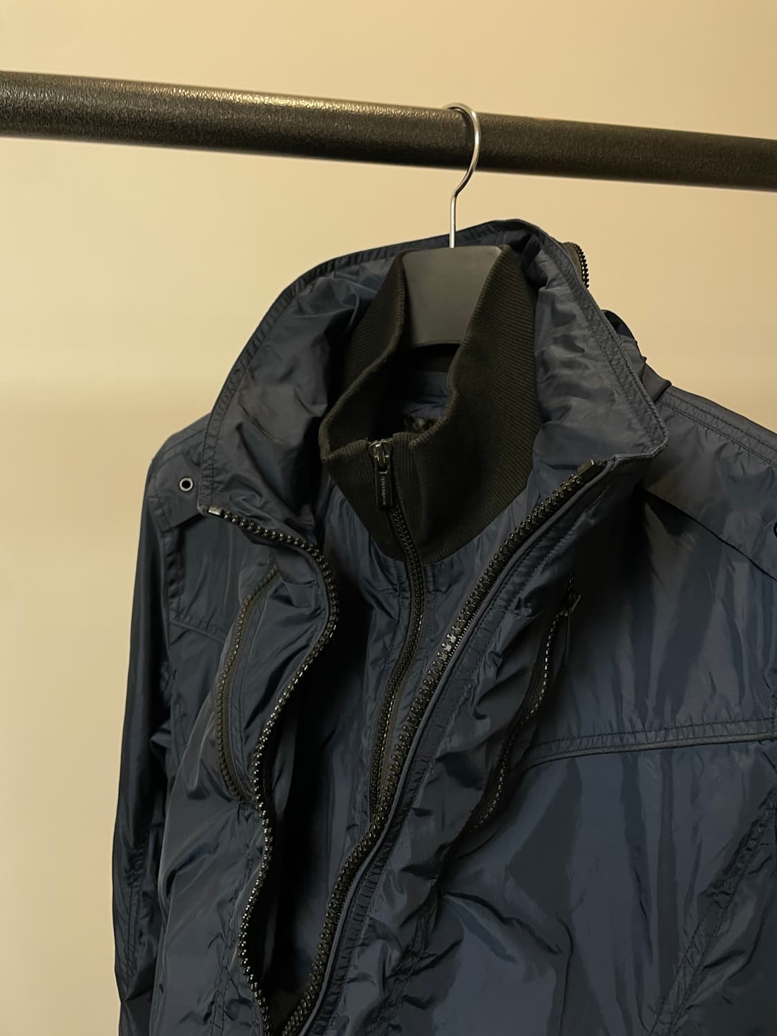 (105) tbj 네이비 락시크 블루종 바람막이 자켓 상품이미지5